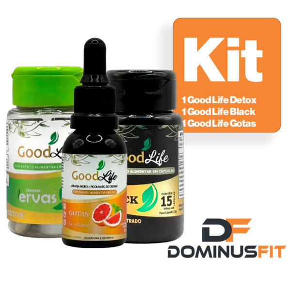 Kit Black + Detox + Gotas